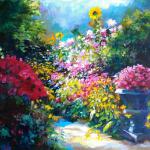 Garden Path
24" x 24"
Oil on canvas
$900