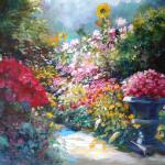 Garden Path
24" x 24"
Oil on Canvas
$900